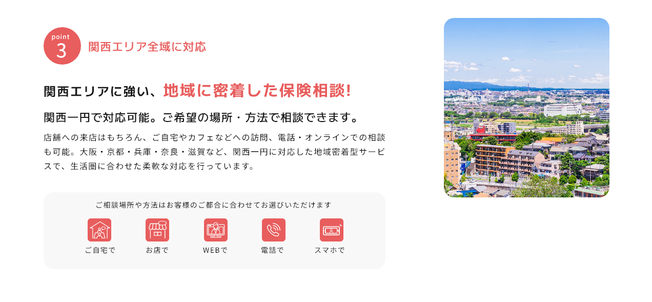 3 関西エリア全域に対応